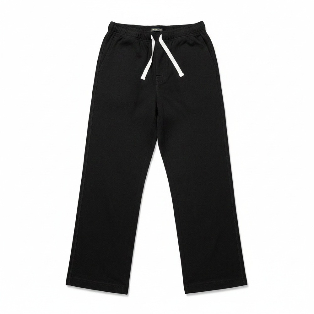 John Bartlett Statements S Black Sleepwear Pants Mens Lounge Drawstring Comfort